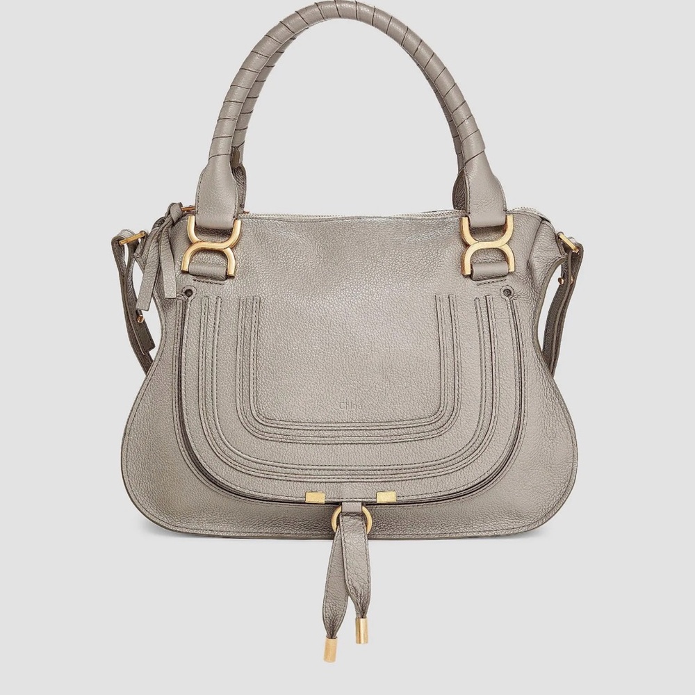 Chloe Medium Marcie Leather Satchel